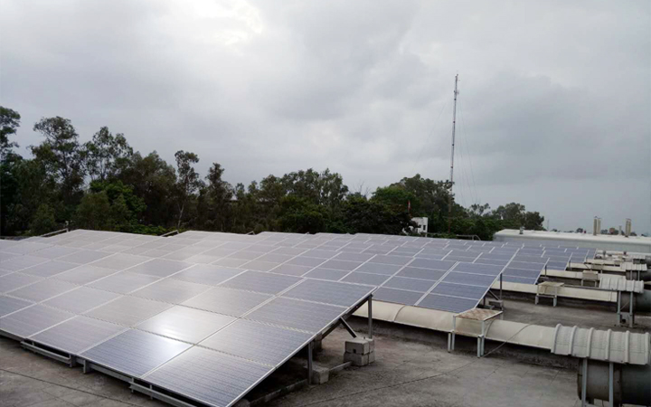 building‘s roof solar system