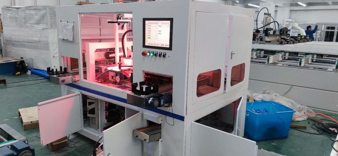 High-speed fiber laser scribing machine for solar cell