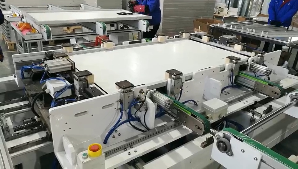 solar module framing machine